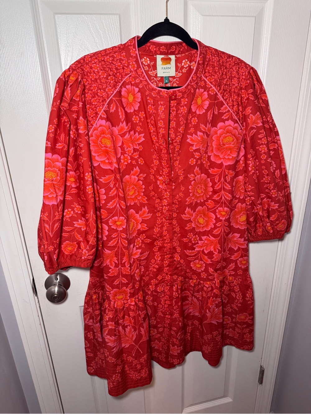NWT FARM Rio Red Olivia Mini Dress - Picture 8 of 16